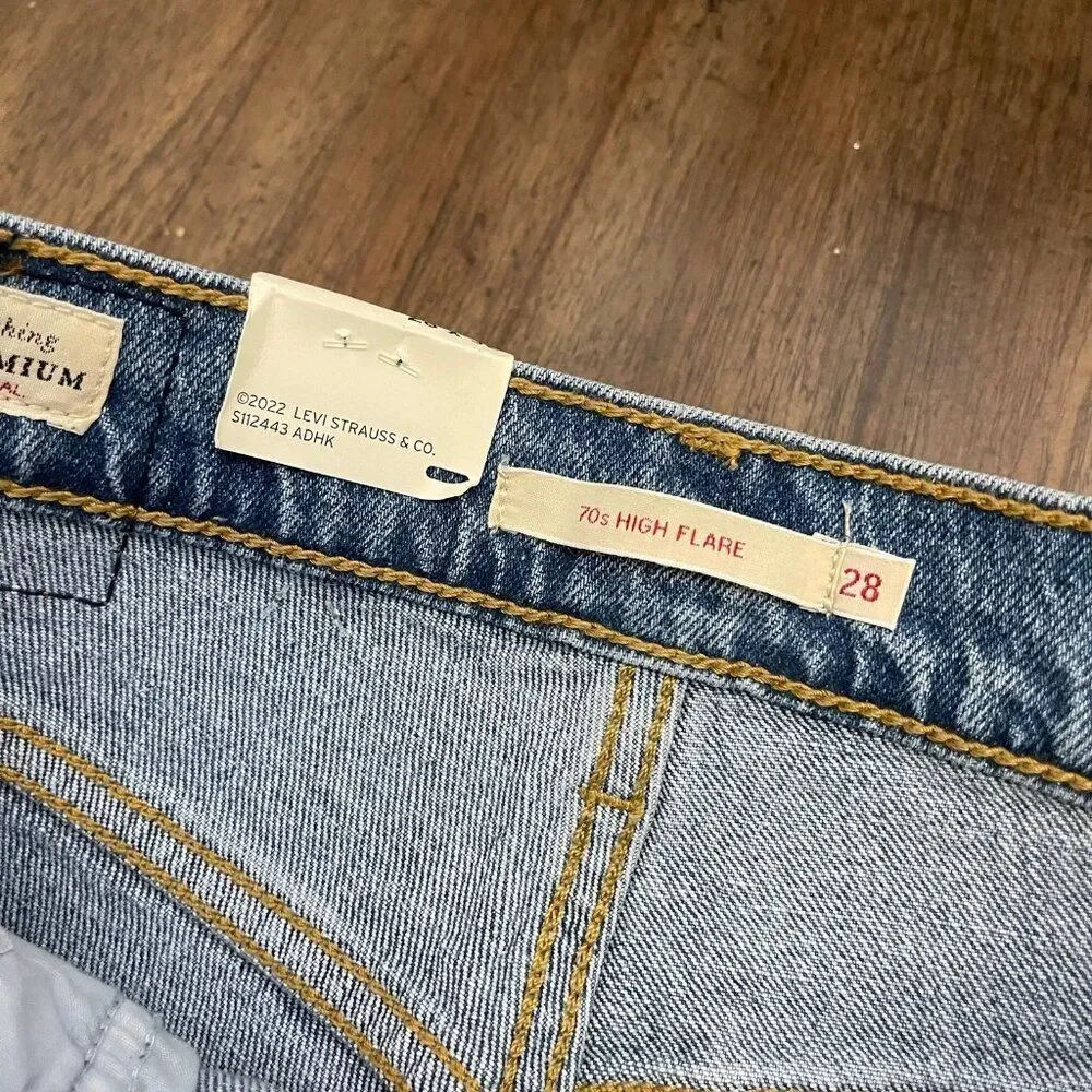 Free People X Levi’s 70s Ultra High Flare Jeans
